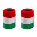 2 Polsiera Tricolori Fascia da Polso Elastica Per Sport Palestra Lavoro