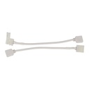2 PZ Connettori Femmine 4 Buchi Morsetto 10mm RGB per Chiusura Striscia Bobina LED