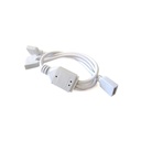 2 PZ Connettori Splitter da 1 Cavo RGB a 3 Cavi Prese RGB Femmine