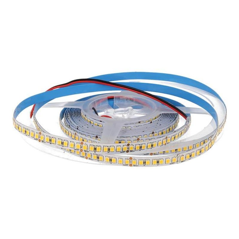 24V Bobina Striscia Led 25W/M 3 Step 90 Bianco Caldo 2700K 1050 Smd 2835 5 Metri