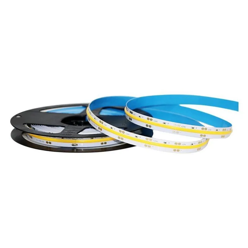 24V Striscia Led COB 3000K 13W/M 1100LM/M CRI>90 IP20 5 Metri SKU-212649