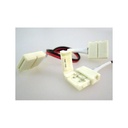 4 PZ Connettore 12mm Per Collegare Due Strip Led Smd 5050 Monocolore Senza Saldare