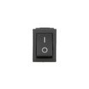 4 PZ Interruttore Pulsante Bilanciere Quadrato Bipolare 12V Push Button 2 Pin Auto Barca Foro 12x19mm