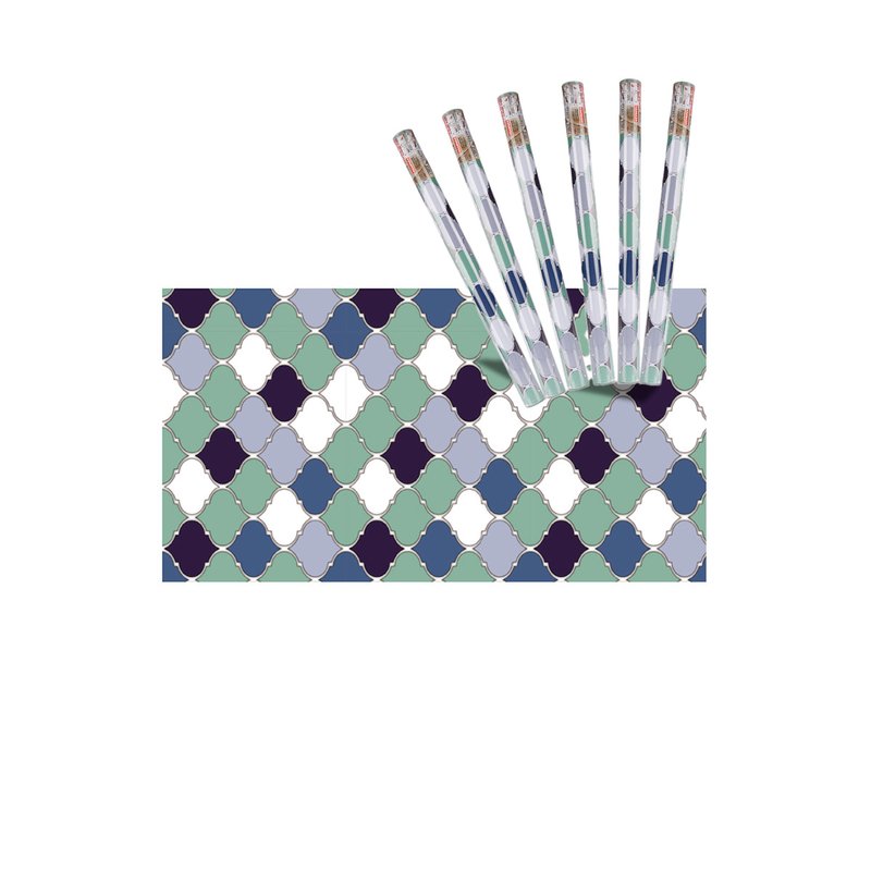 6 Rotoli Carta Adesive Per Mobili 45X200cm Colorati con Disegni Carta da Parati Autoadesive Rivestimento PVC Lavabile