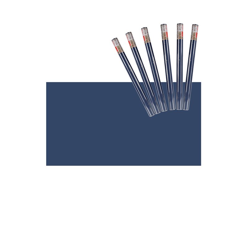 6 Rotoli Carta Adesive Per Mobili 45X200cm Colore Blu Scuro Carta da Parati Autoadesive Rivestimento PVC Lavabile