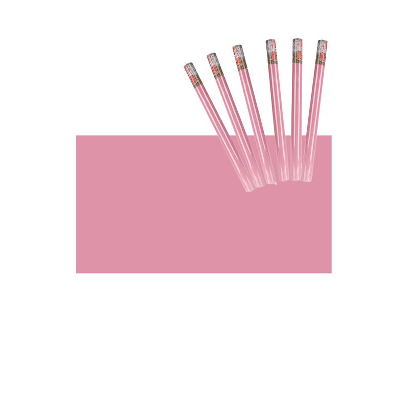 6 Rotoli Carta Adesive Per Mobili 45X200cm Colore Rosa Carta da Parati Autoadesive Rivestimento PVC Lavabile
