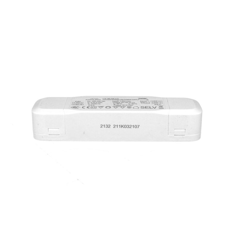 Alimentatore Trasformatore Lungo Sottile 24V 30W 1,25A Con Carcassa In Plastica Eaglerise LS-30-24 LI1