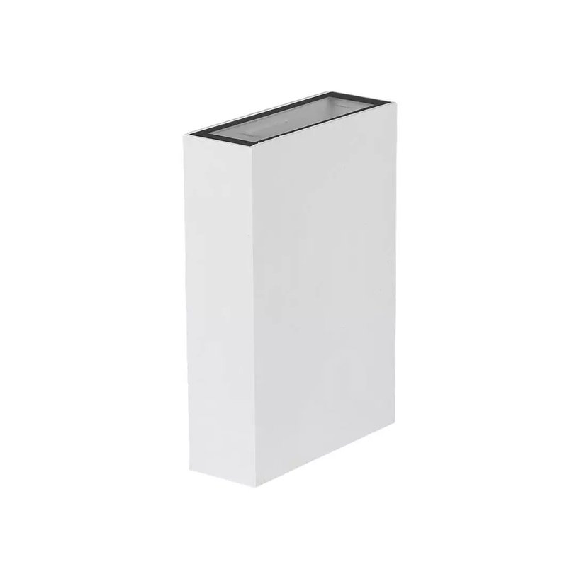 Applique Lampada LED da Muro Rettangolare 4W Colore Bianco 3000K IP65 Esterno Up-Down SKU-218560