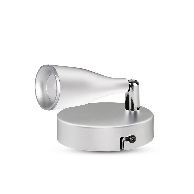 [LD0807C] Applique Lampada Led Da Parete Colore Bianco 3000K Con Testa Orientabile IP20 4,5W SKU-218262