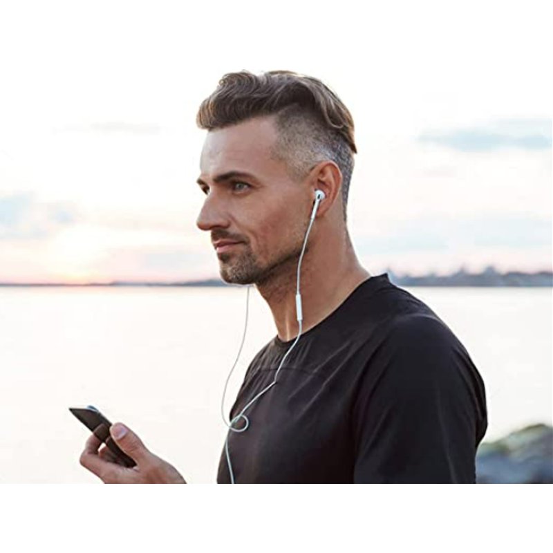 Auricolari con filo Lightning, cuffie con microfono per iPhone e iPad, cavo 1,2m