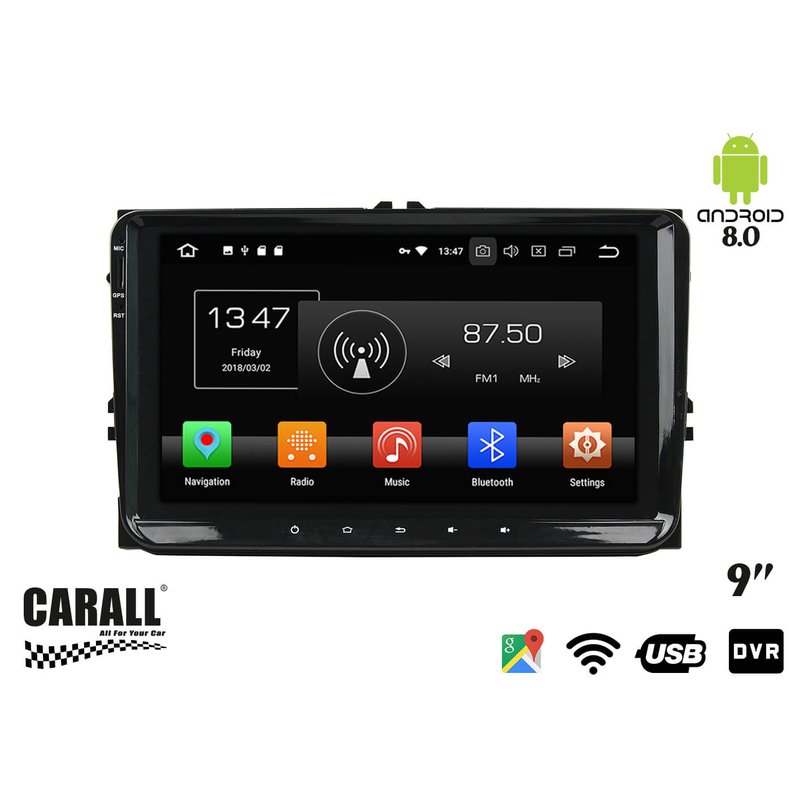 [KD9613] Autoradio Android 8,0 VW Passat GPS DVD USB SD WI-FI Bluetooth Navigatore