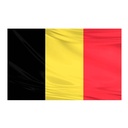 Bandiera Belgio 145x90 cm in poliestere, con passante per asta
