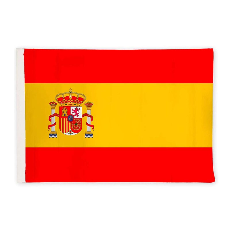 Bandiera Spagna 145x90 cm, tessuto poliestere con passante per asta