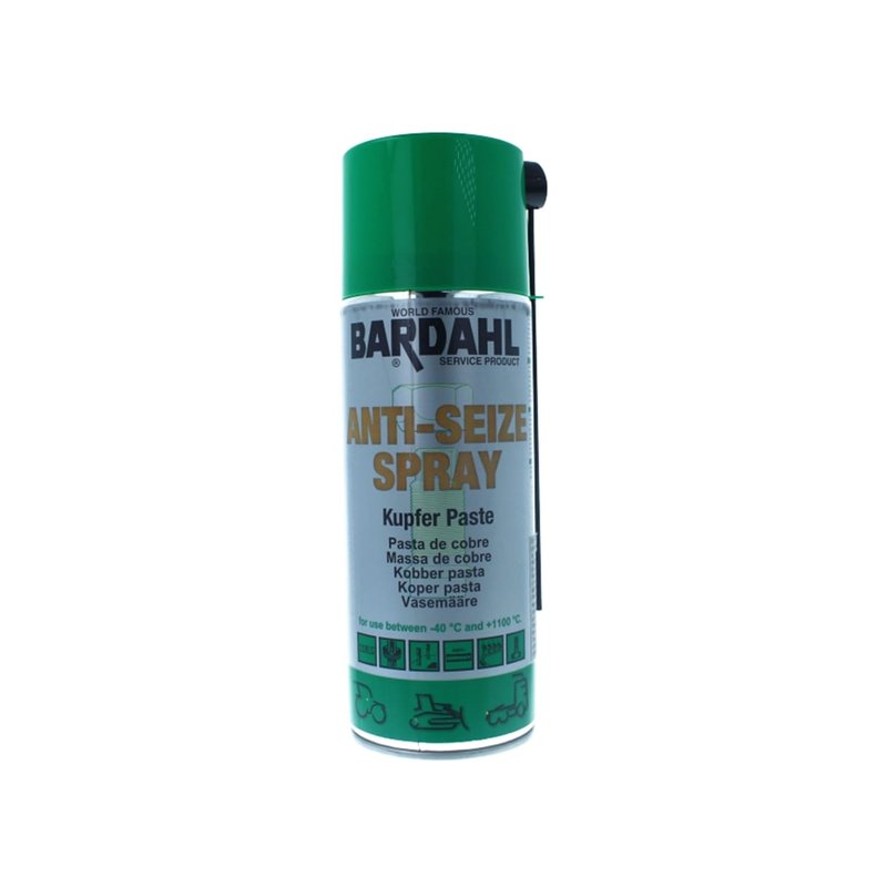 BARDAHL ANTI SEIZE SPRAY Pasta Lubrificante e di Montaggio
a Base Polvere di Rame 400ML