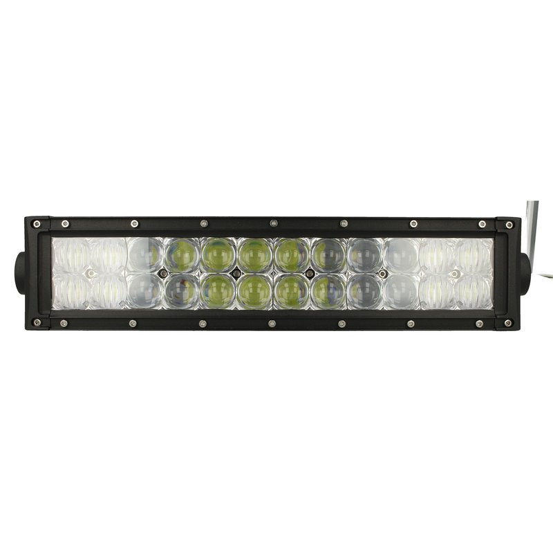 Barra Supplementare Led 72W 341mm 9V-60V Doppia Fila 24X3W Lente Combo IP67 Per Fuoristrada Jeep SUV Camper