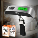 Bilancia digitale portatile 50 kg con cinghia, per valigie e uso domestico