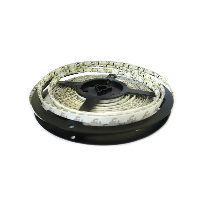 Bobina Striscia Led Sfondo Bianco Biadesivo Siliconato 40W 12V Bianco Neutro 4500K