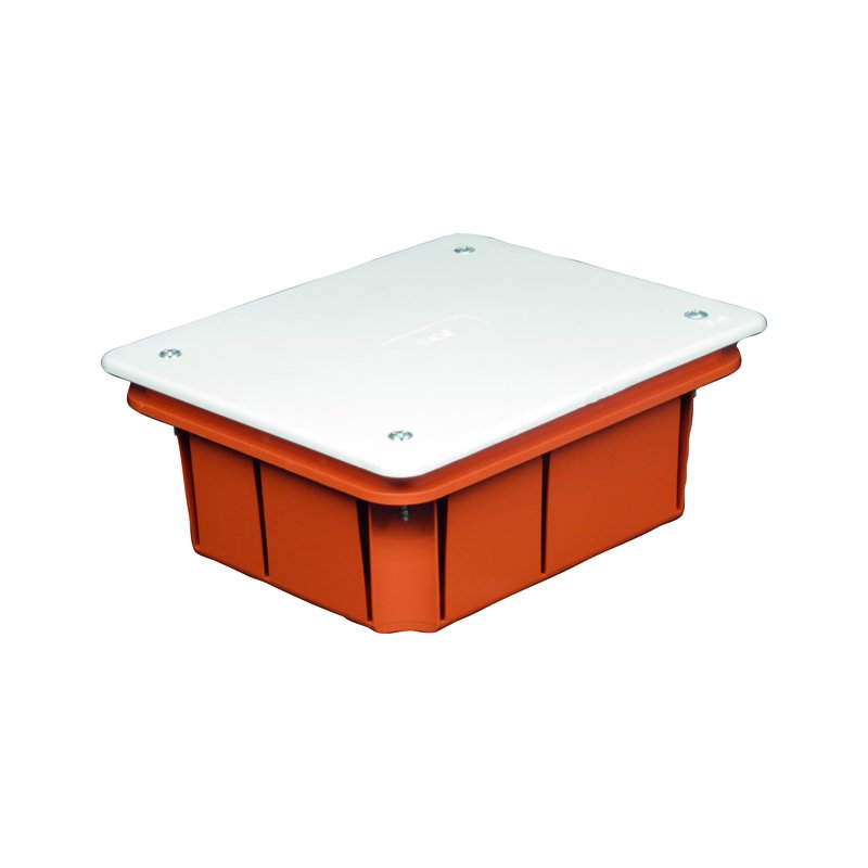 [FG10209] Cassetta Di Derivazione Da Incasso Muro IP40 Con Coperchio e Viti 119X96X45mm FAEG FG10209 PT02