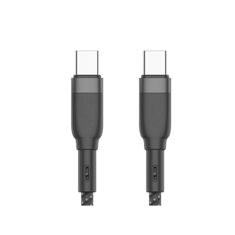 Cavo USB-C a USB-C 1m nylon intrecciato, ricarica rapida 60W 3,5A