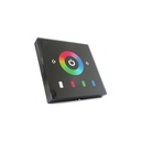 Centralina RGB Led Kit Controller Touch Panel Full Color Da Incasso Quadrata 12V 12A Per Strip Bobina Led TM08E2