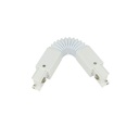Connettore Giunto Curvabile Forma L Colore Bianco Per Barra Sistema Binario Trifase CB40101 CB40102 CB40103