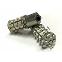 Coppia lampade LED BA15S 1156 P21W 12V 2W, 39 SMD 3528 rosso per stop e posizione