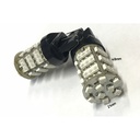 Coppia lampade LED T25 3157 P27/7W, 54 SMD 3528, rosso 12V 2W