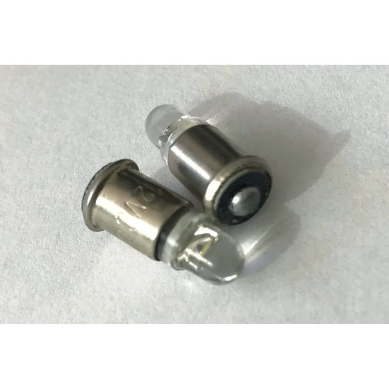 Coppia lampadine LED BA5S T1 blu 12V 0,2W, 1 LED F5 miniatura Ø5x16mm