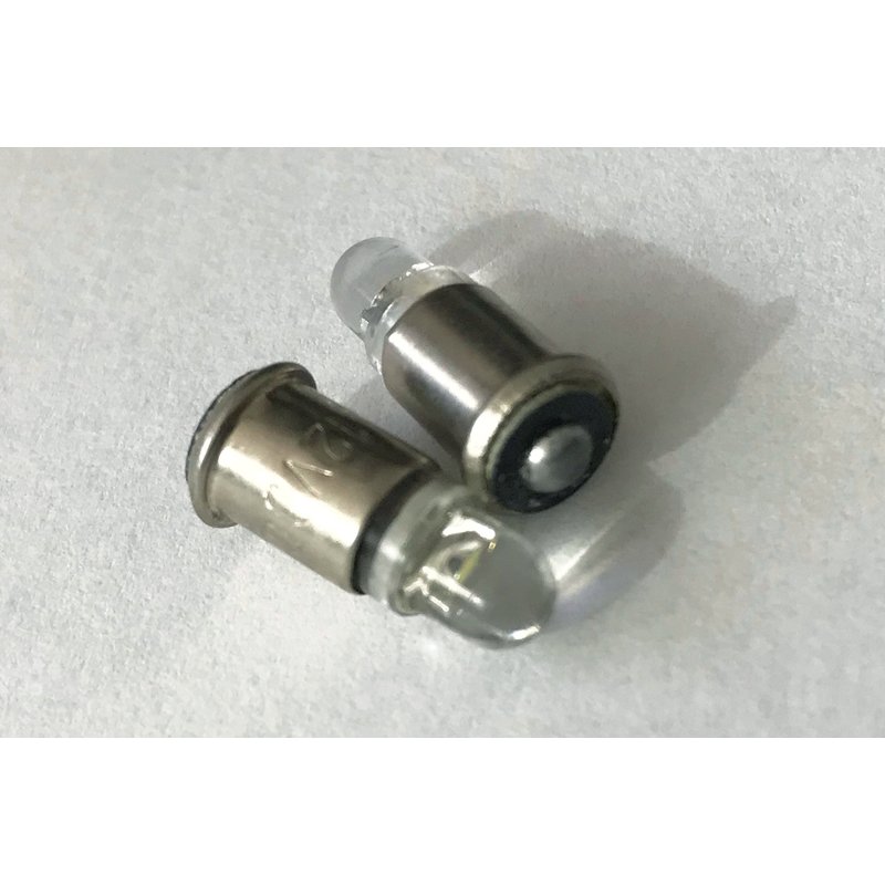 Coppia lampadine LED T5 12V 0,2W, 1 LED F5 bianco freddo 6000K per cruscotto