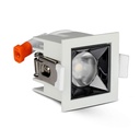 Faretto LED Quadrato da Incasso 4W Samsung UGR<19, 320 lm, Fascio 38°