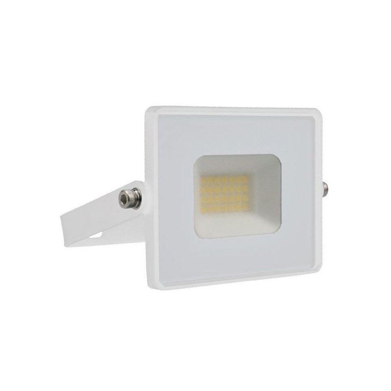 Faro Led Flood Light 20W 1620lm IP65 Slim 121X114X26mm Carcassa Bianca Luce 4000K SKU-215950