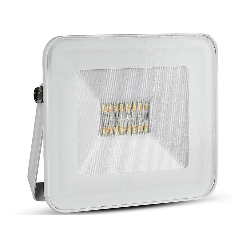 [FE6720] Faro Led Flood Light Carcassa Bianca 20W RGB CCT Dimmerabile IP65 Bluetooth 3 in 1 Controllabile da App SKU-5984
