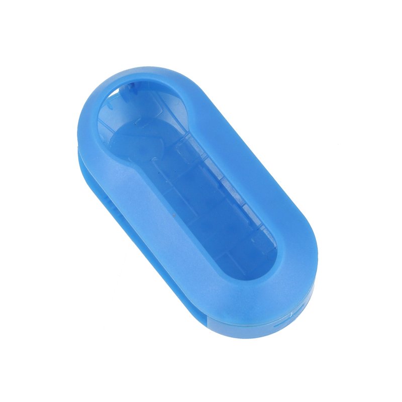 Guscio Cover In Plastica Colore Azzurra Per Chiavi Telecomando Senza Lama Fiat Grande Punto Evo Panda Bravo Stilo 500L Lancia Y Delta Musa