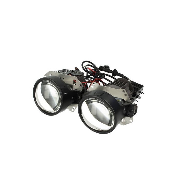 Kit Lenticolare Full Led Proiettore Bi-Led 3 Pollici 35W Universale Retrofit Per Toyota Highlander Ford Everest Jeep Cherokee Con Led Driver Incorporato