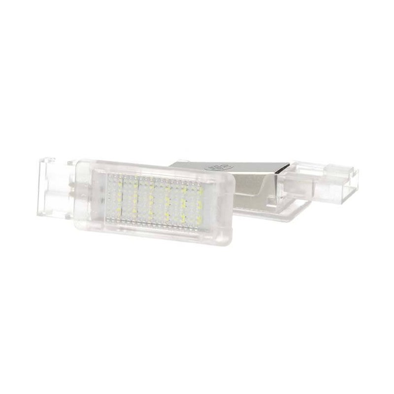 [LE0110] Kit Luci Led Pedaliere Auto Footwell Lamp VW Golf 5 6 7 Passat CC R36 Campmob Polo Caddy Jetta Scirocco Tiguan Touareg Phaeton Sharan Transporter Seat Alhambra Skoda Fabia Octavia