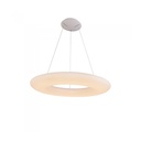 Lampada Led A Sospensione Design Moderno Rotonda Colore Bianco Diametro 910mm 105W 3000K Dimmerabile Triac Dimmer SKU-40101