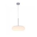 Lampada Led A Sospensione Moderna Rotonda Colore Bianco Diametro 500mm 40W 3000K Dimmerabile Triac SKU-40031
