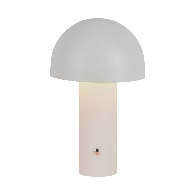 Lampada LED da Tavolo 3W con Batteria 1800mAh Ricaricabile USB C Colore Bianco in Metallo Touch Dimmerabile 3in1 SKU-7899
