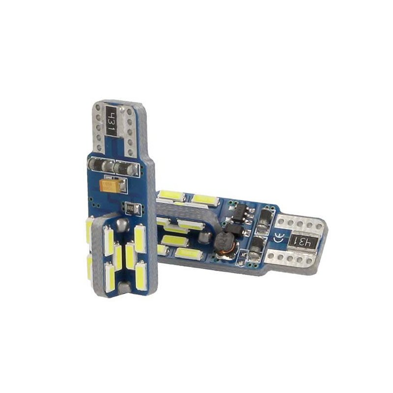 Lampada Led T10 W5W Canbus Pro 12V 24 Smd 4014