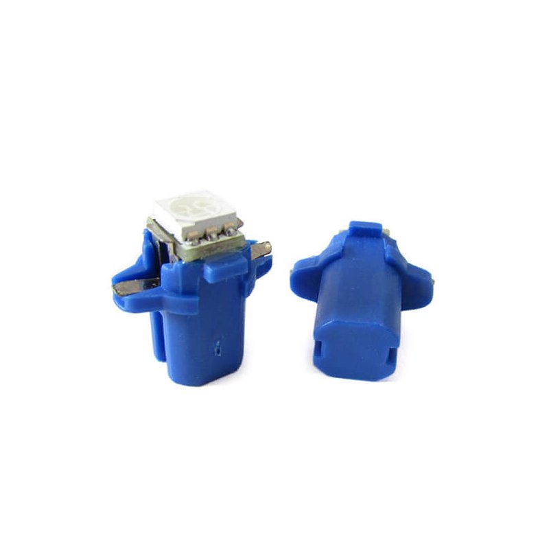 Lampada Led T5 B8.3D B8,3D Colore Blu Blue Luci Cruscotto e Strumentazione 12V