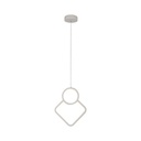 Lampadario LED a Sospensione 12W dal Design Moderno 28*196cm Colore Bianco 4000K SKU-15338