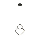 Lampadario LED a Sospensione 12W dal Design Moderno 28*196cm Colore Nero 4000K SKU-14999