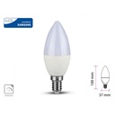 Lampadina LED Chip Samsung E14 C37 5,5W a Candela Dimmerabile SKU-20045, Disponibili 3000K 4000K 6400K