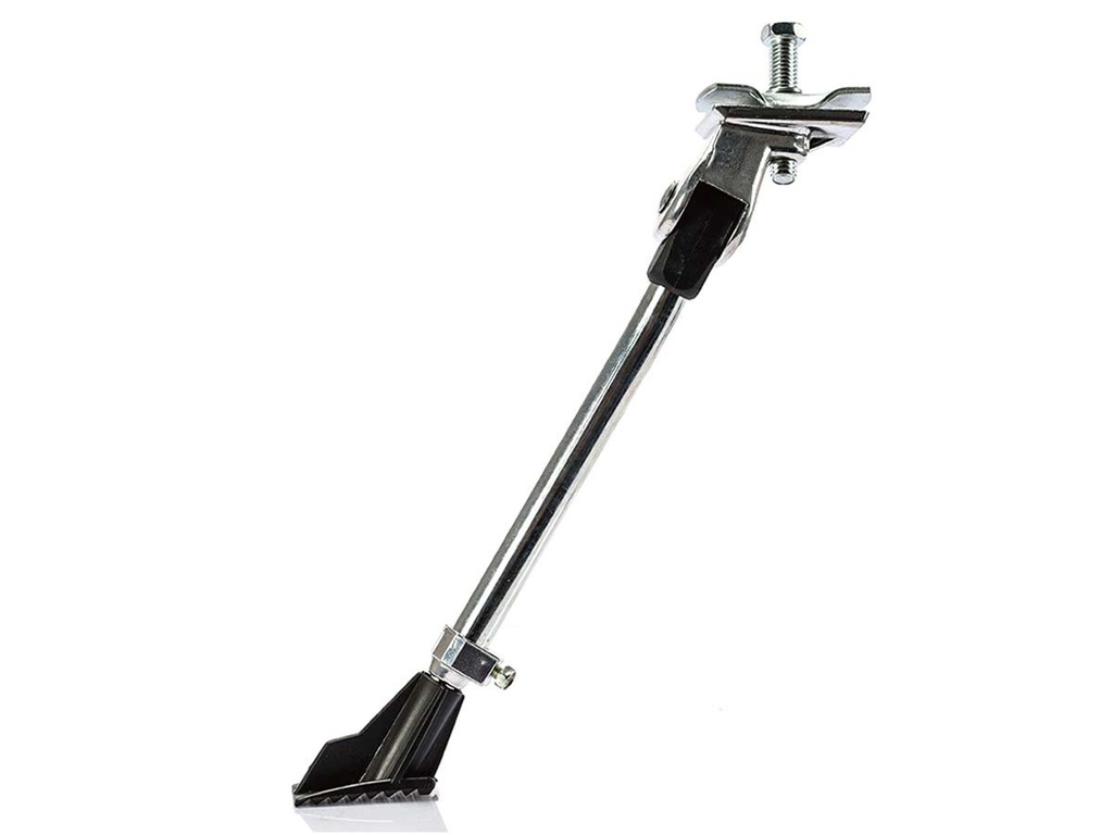 Cavalletto Bici Montaggio Diretto Attacco Centrale al Telaio Altezza Regolabile 28-37cm Per Biciletta 22-28 Pollici