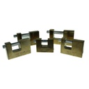 Lucchetto Corazzato Antiscasso 90mm Con 3 Chiavi Colore Ottone