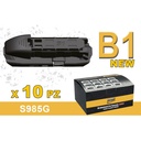 Kit 10 Attacchi B1 New Per Spazzole Tergicristallo S985 Flat e T191 Ibrida