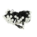 Mini Lucciole 60 Led Multicolori RGB Forma Pallina Rotonda Per Decorazione Natale Filo Nero 8,8 metri Uso Interno CS31050