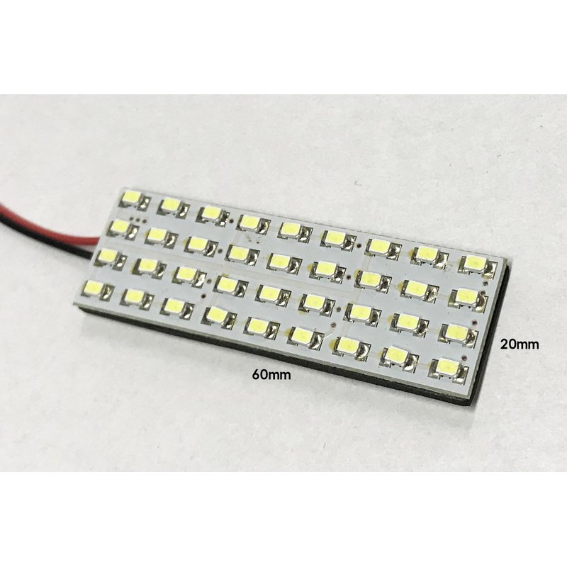 Pannello plafoniera LED 12V, 36 SMD 3014, bianco freddo 6000K per abitacolo