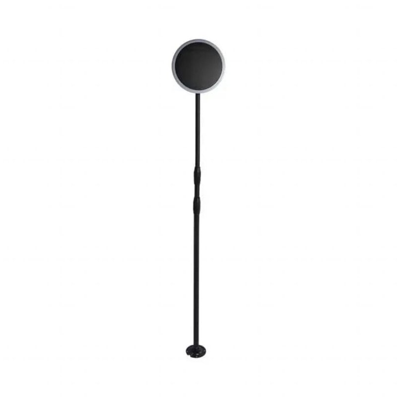 Piantana Solare LED da Giardino 8W con sensore crepuscolare Colore Bianco e Nero 4000K IP65 SKU-6669