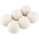 6 palline per asciugatrice in lana, ammorbidente naturale, diametro 5 cm
